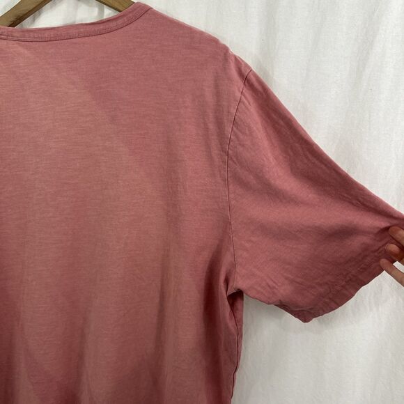 Faherty Sunwashed Salmon Pink Short Sleeve Tee Shirt Mens XXL-T ***READ - Picture 11 of 11